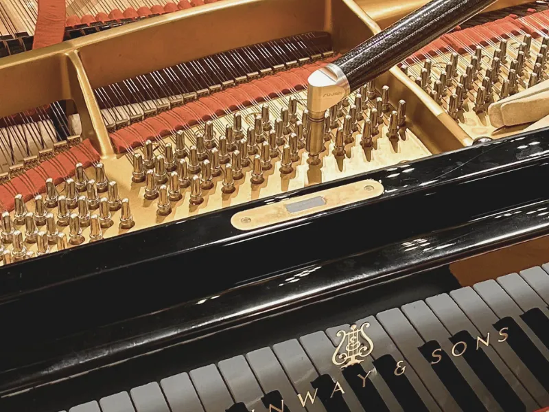 Professional piano tuning and pitch raising