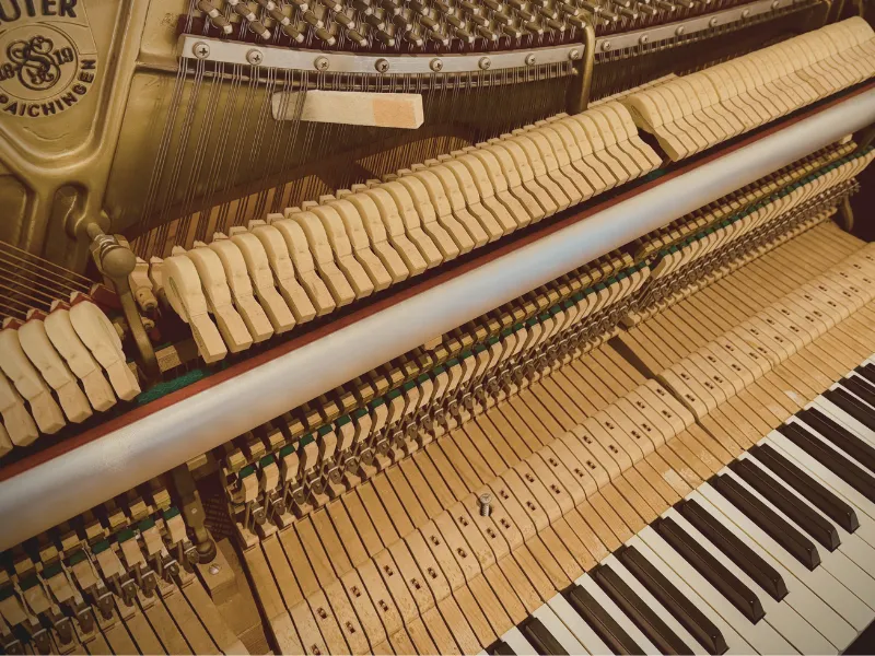 Piano action restoration and voicing