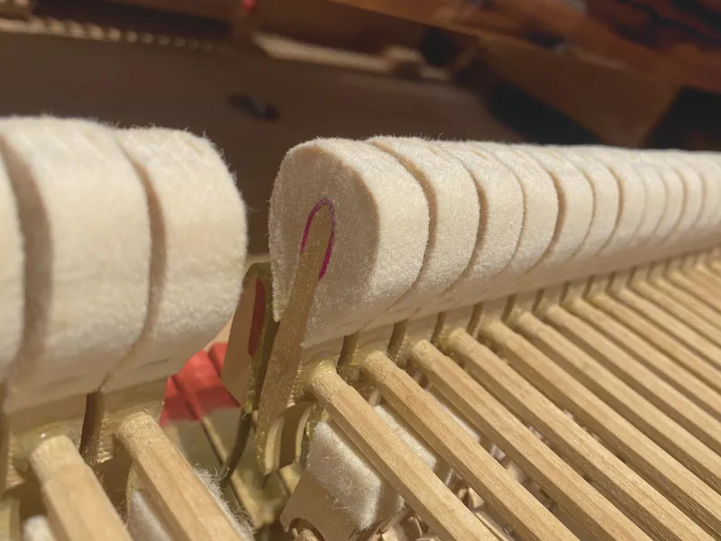 The Pro Piano polishing and cleaning studio