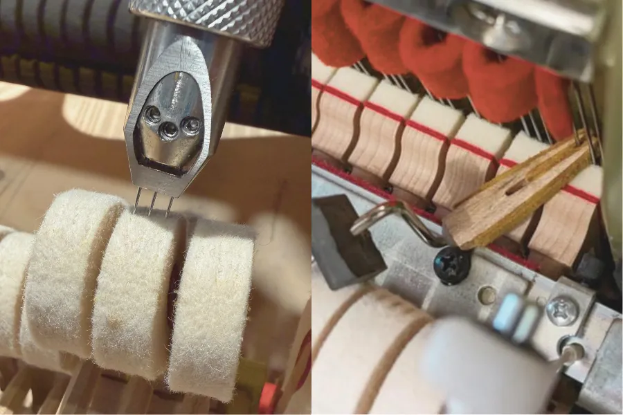 Full piano overhaul and restoration process