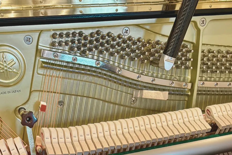Professional piano tuning process - Concert standard A440
